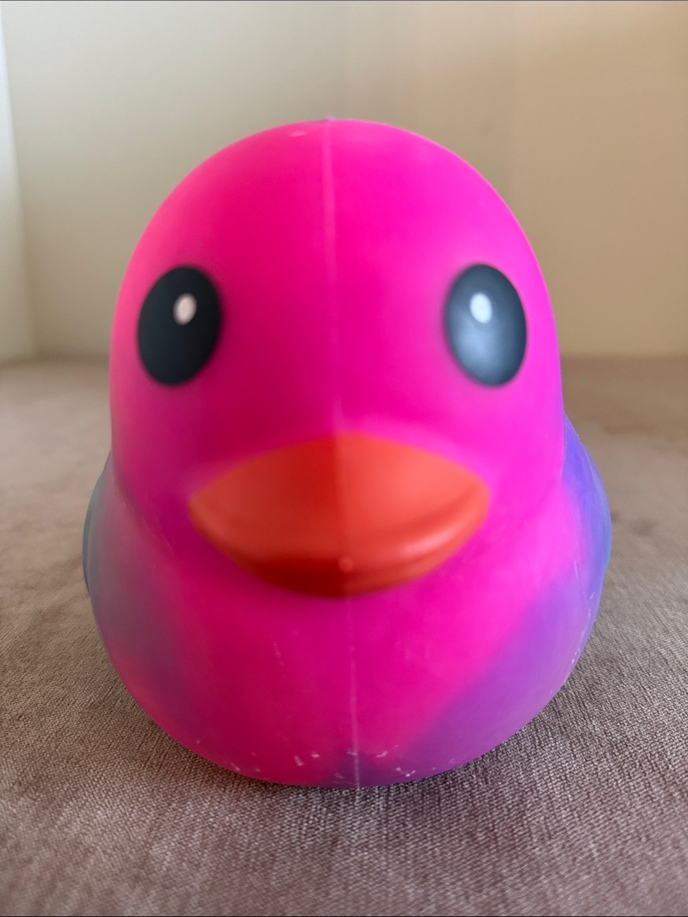 Sunny Days Jumbo Squeezy Duck- Tie Dye Pink